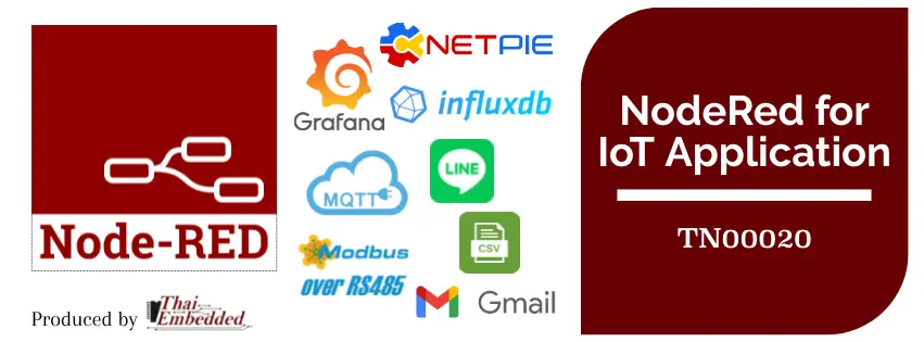 [TN00020] NodeRed for IoT Application by TESR